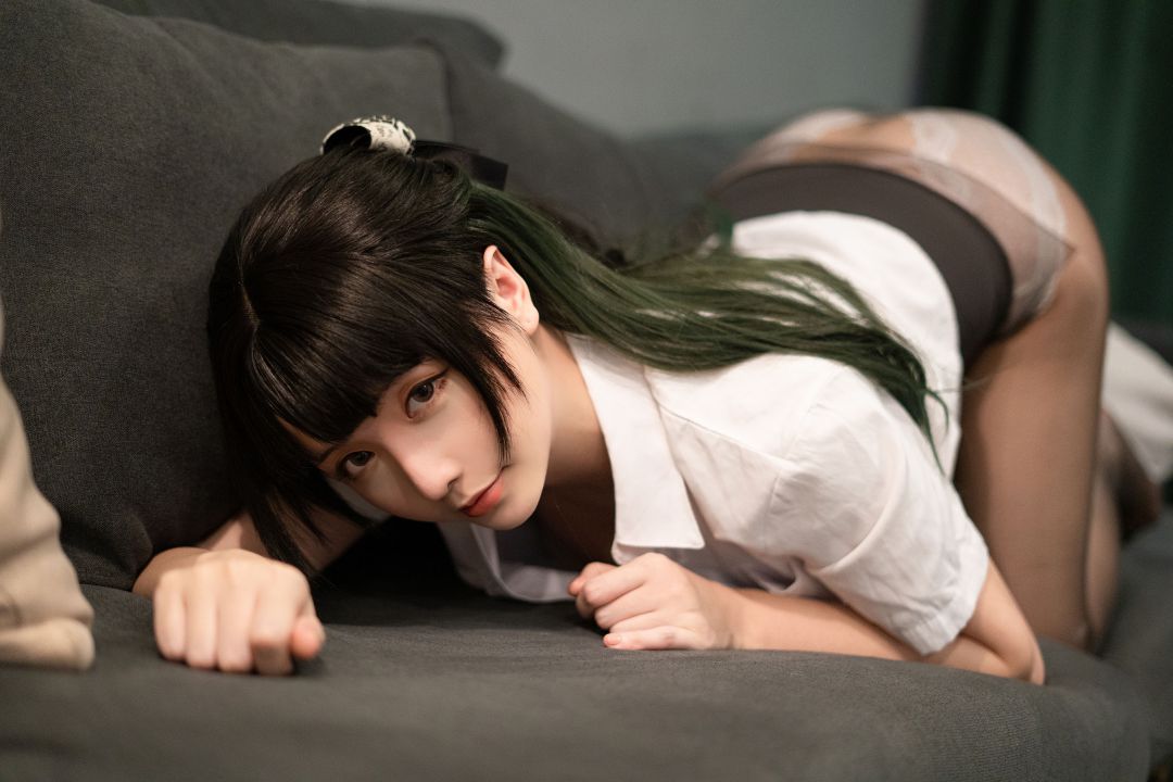 [COS写真]星之迟迟–JK-绿插图7